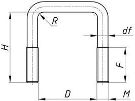 Bügelschraube M12 61x112 - Allenspach Bernhard