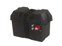 Batterie mit Box und Hauptschalter