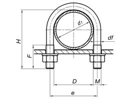 Bügelschraube M12 102x200/50 - Allenspach Bernhard