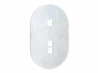 Gegenplatte Zurrmulde oval 