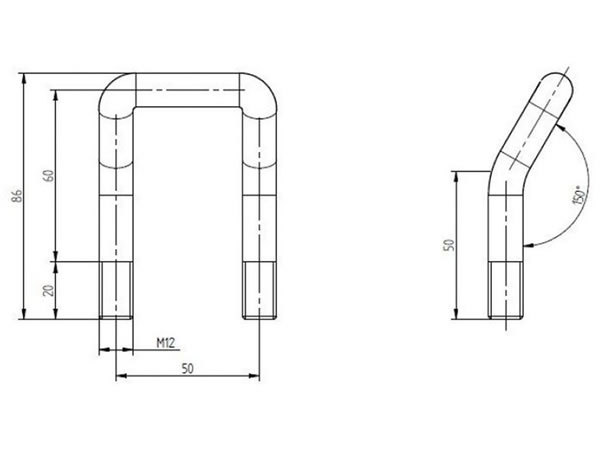 Bügelschraube M12 61x112 - Allenspach Bernhard