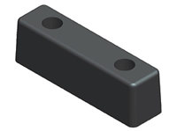 Rammpuffer eckig M10 200-52-60