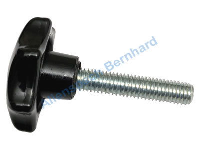 Sternschraube Klemmschraube Griff Ø 25mm 8 x Sterngriffschraube M5 x 10mm 