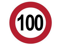 Höchst Geschwindigkeit 100 Ø 20 reflektierend