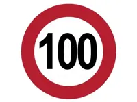 Höchst Geschwindigkeit 100 Ø 20 reflektierend