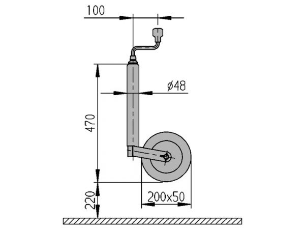 Stützlastwaage 50 - 100 kg - Allenspach Bernhard