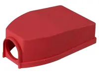 Polklemme Abdeckung rot